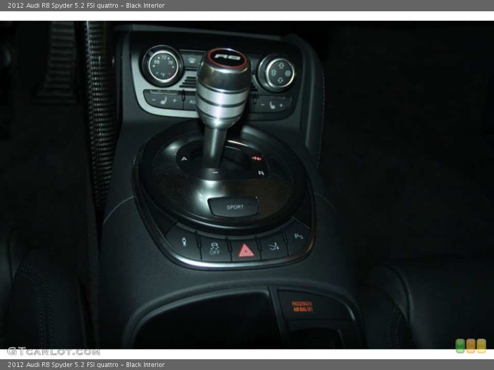 Black Interior Transmission for the 2012 Audi R8 Spyder 5.2 FSI quattro #65322641