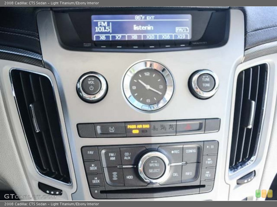 Light Titanium/Ebony Interior Controls for the 2008 Cadillac CTS Sedan #65327192