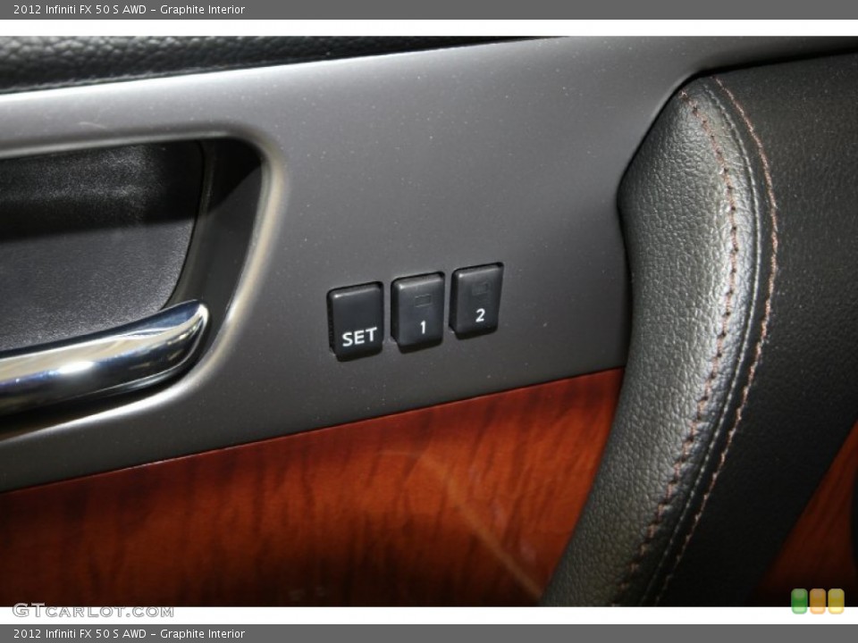 Graphite Interior Controls for the 2012 Infiniti FX 50 S AWD #65329241