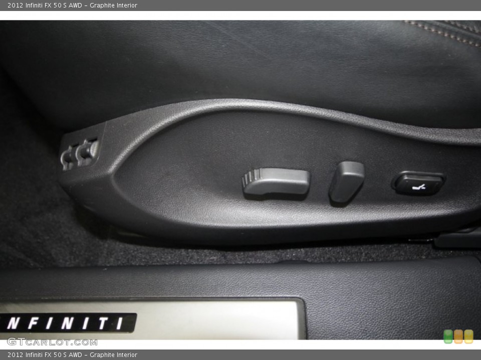 Graphite Interior Controls for the 2012 Infiniti FX 50 S AWD #65329247