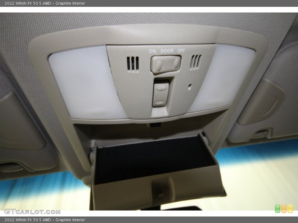 Graphite Interior Controls for the 2012 Infiniti FX 50 S AWD #65329268