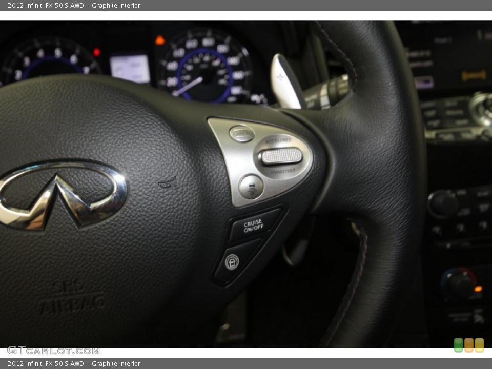Graphite Interior Controls for the 2012 Infiniti FX 50 S AWD #65329433