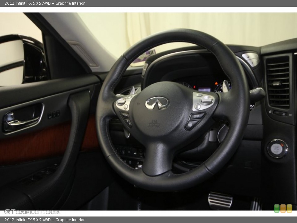 Graphite Interior Steering Wheel for the 2012 Infiniti FX 50 S AWD #65329493
