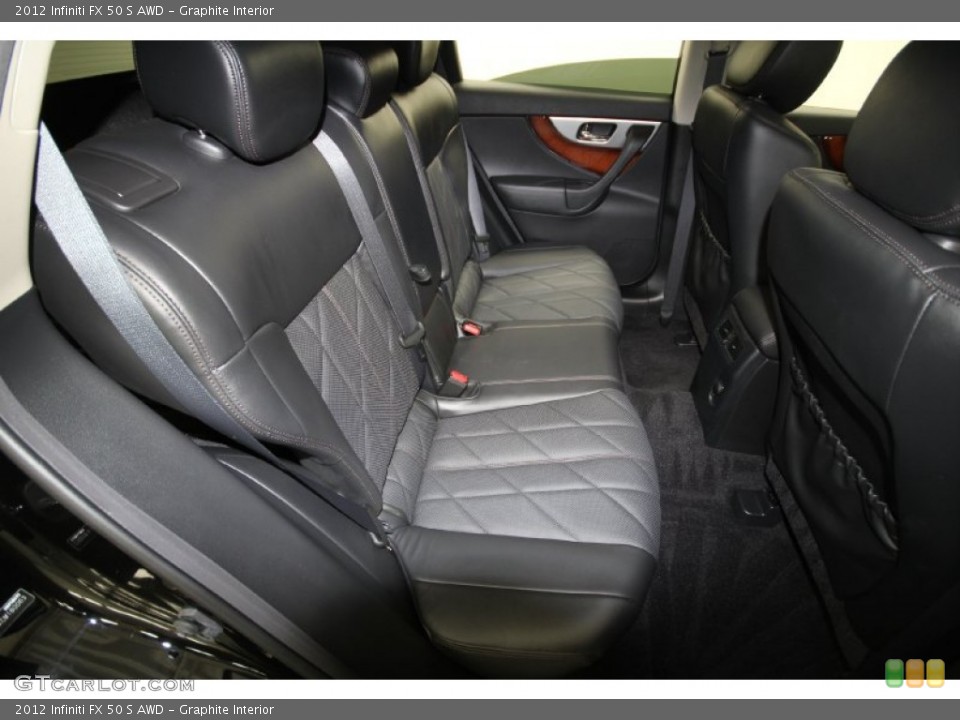 Graphite Interior Rear Seat for the 2012 Infiniti FX 50 S AWD #65329580