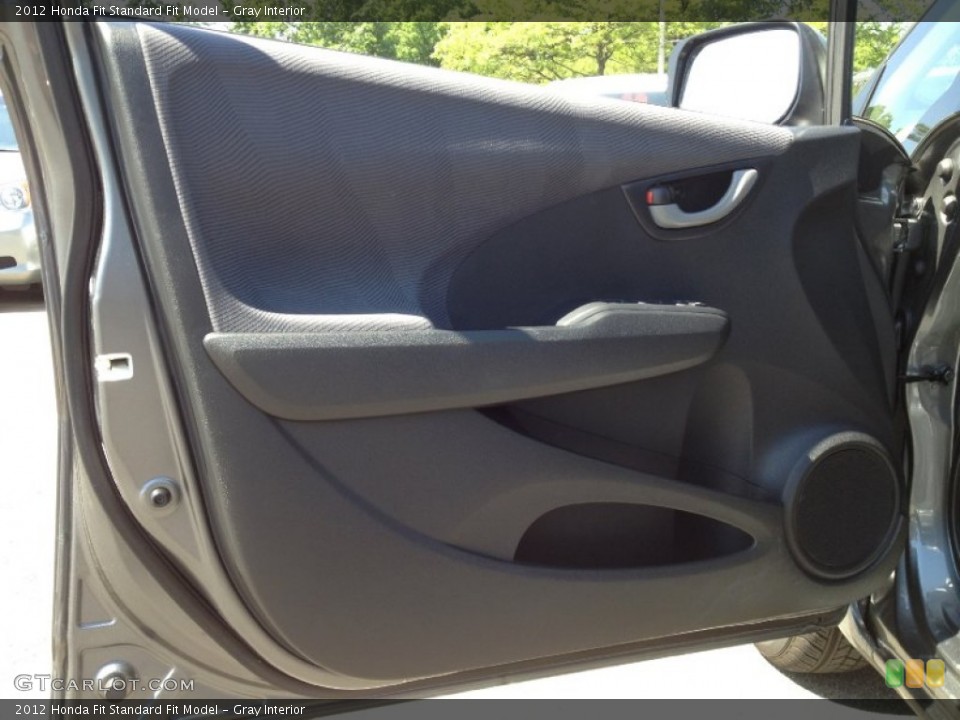 Gray Interior Door Panel for the 2012 Honda Fit  #65332602