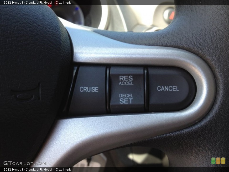 Gray Interior Controls for the 2012 Honda Fit  #65332659