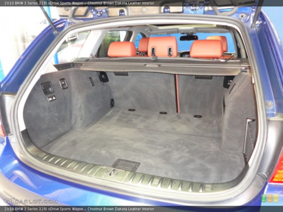 Chestnut Brown Dakota Leather Interior Trunk for the 2010 BMW 3 Series 328i xDrive Sports Wagon #65336271