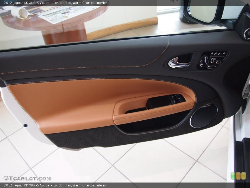 London Tan/Warm Charcoal Interior Door Panel for the 2012 Jaguar XK XKR-S Coupe #65345193