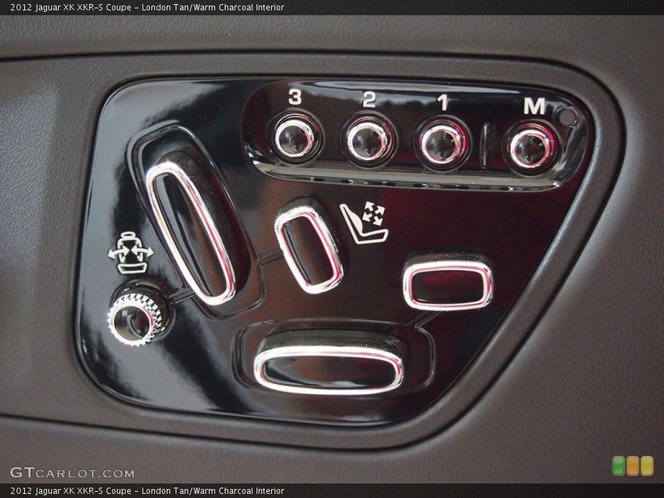 London Tan/Warm Charcoal Interior Controls for the 2012 Jaguar XK XKR-S Coupe #65345208