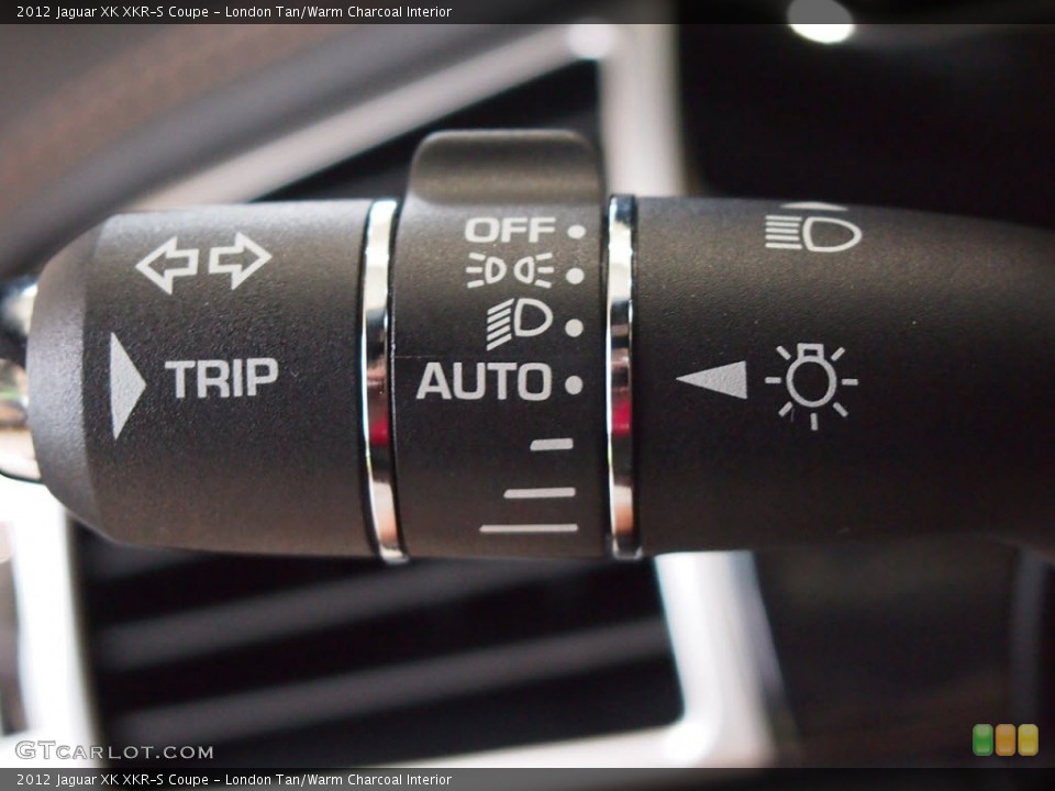 London Tan/Warm Charcoal Interior Controls for the 2012 Jaguar XK XKR-S Coupe #65345229