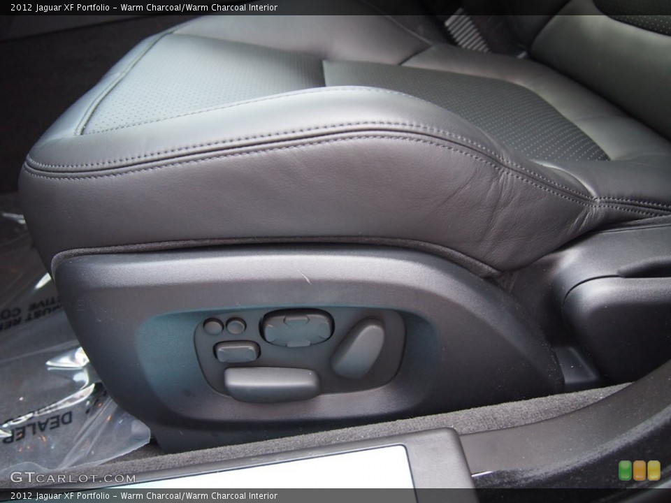 Warm Charcoal/Warm Charcoal Interior Front Seat for the 2012 Jaguar XF Portfolio #65345628