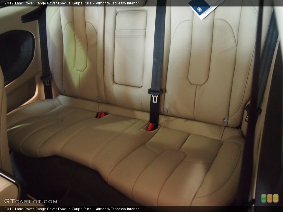 Almond/Espresso Interior Rear Seat for the 2012 Land Rover Range Rover Evoque Coupe Pure #65345805