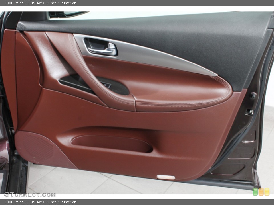 Chestnut Interior Door Panel for the 2008 Infiniti EX 35 AWD #65345808
