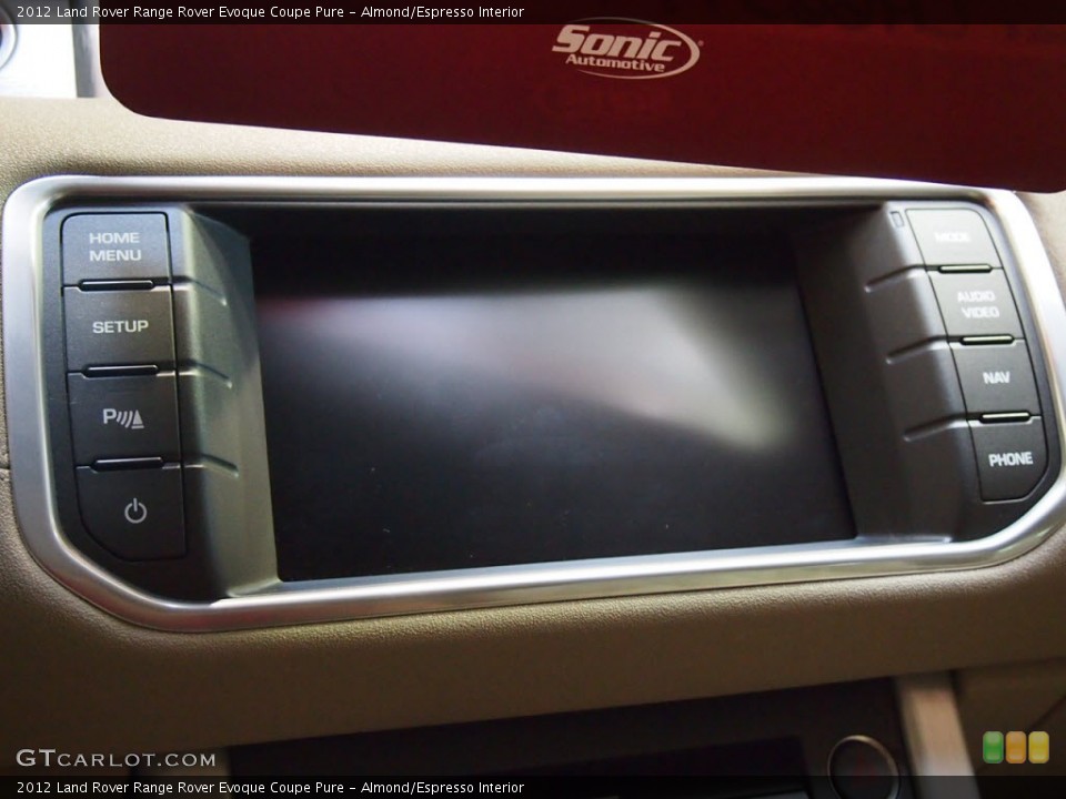 Almond/Espresso Interior Controls for the 2012 Land Rover Range Rover Evoque Coupe Pure #65345817