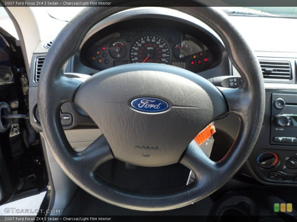 Charcoal/Light Flint Interior Steering Wheel for the 2007 Ford Focus ZX4 S Sedan #65349567