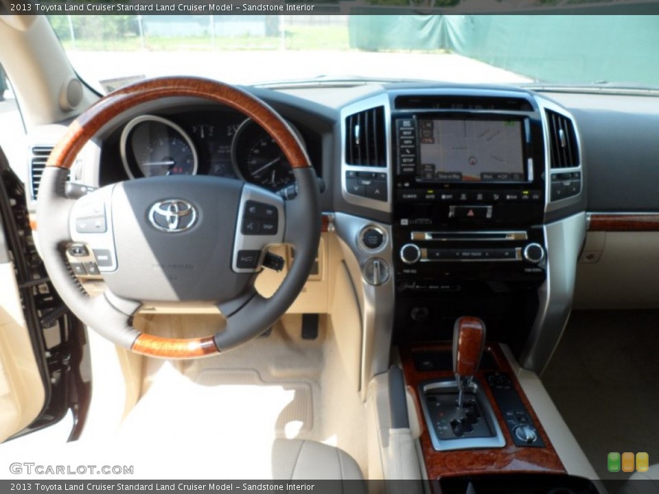 Sandstone Interior Dashboard for the 2013 Toyota Land Cruiser  #65350971
