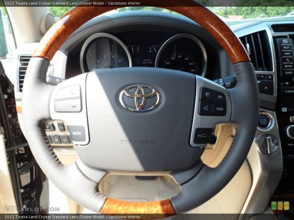 Sandstone Interior Steering Wheel for the 2013 Toyota Land Cruiser  #65351052