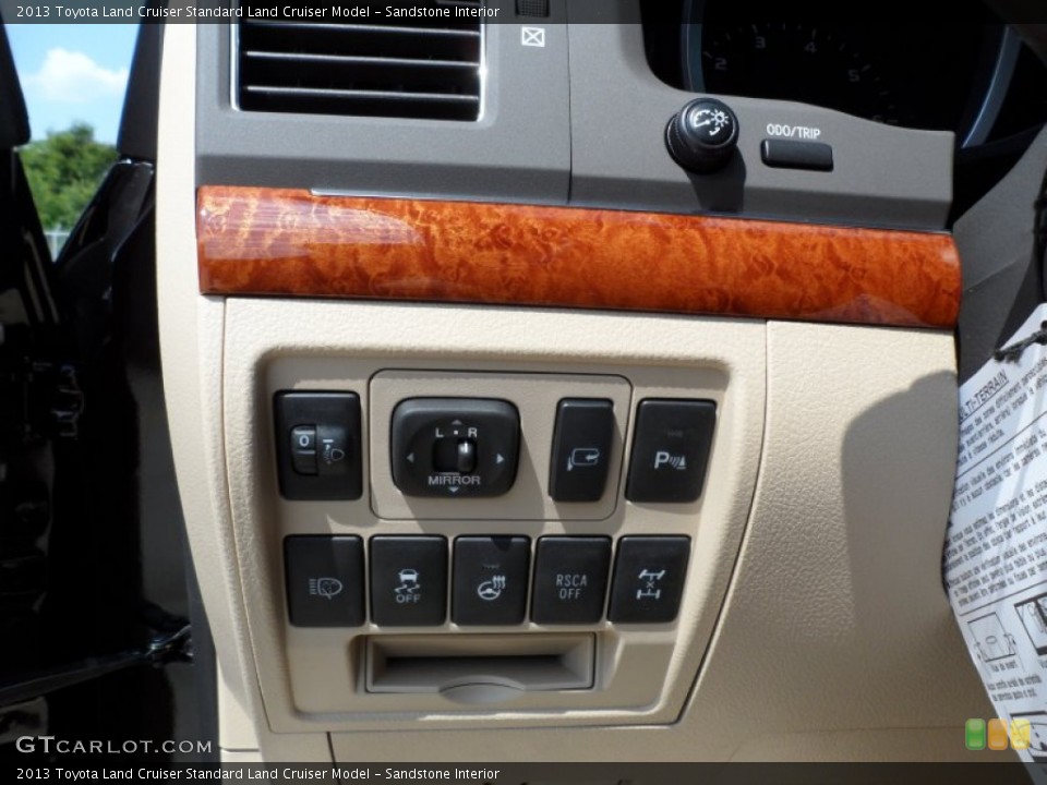 Sandstone Interior Controls for the 2013 Toyota Land Cruiser  #65351070