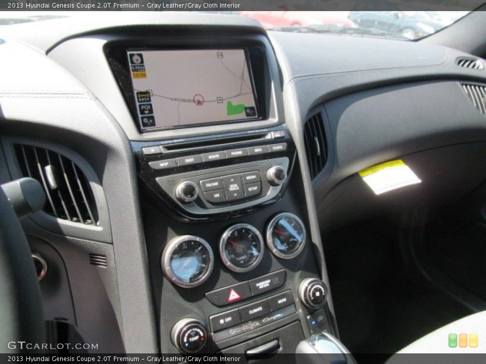 Gray Leather/Gray Cloth Interior Controls for the 2013 Hyundai Genesis Coupe 2.0T Premium #65351762