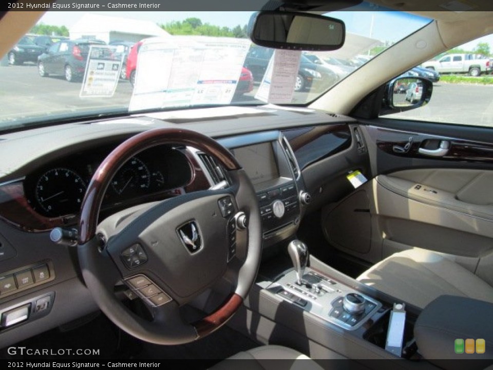 Cashmere Interior Dashboard for the 2012 Hyundai Equus Signature #65352141
