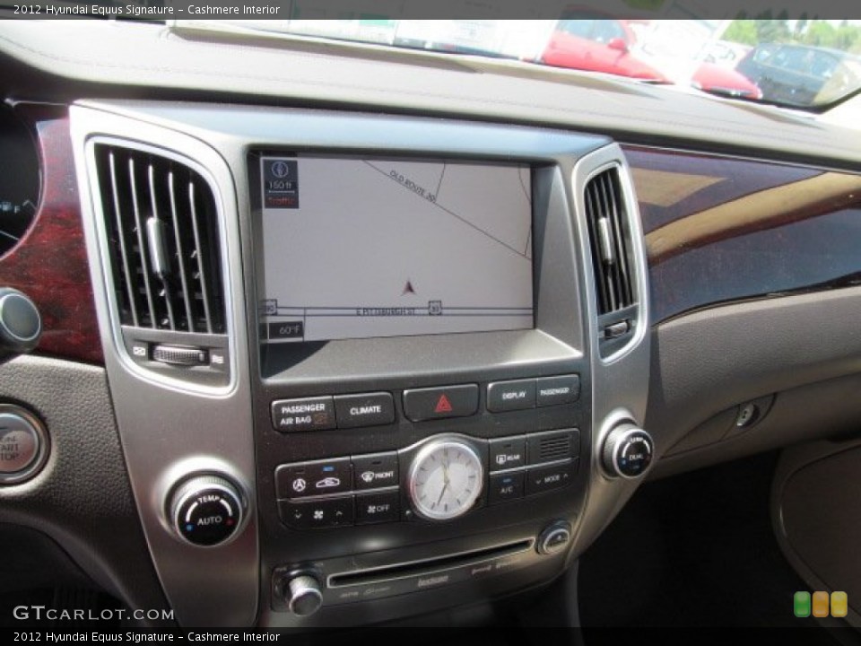 Cashmere Interior Navigation for the 2012 Hyundai Equus Signature #65352147