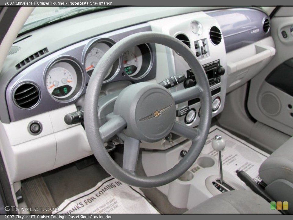 Pastel Slate Gray Interior Steering Wheel for the 2007 Chrysler PT Cruiser Touring #65355990