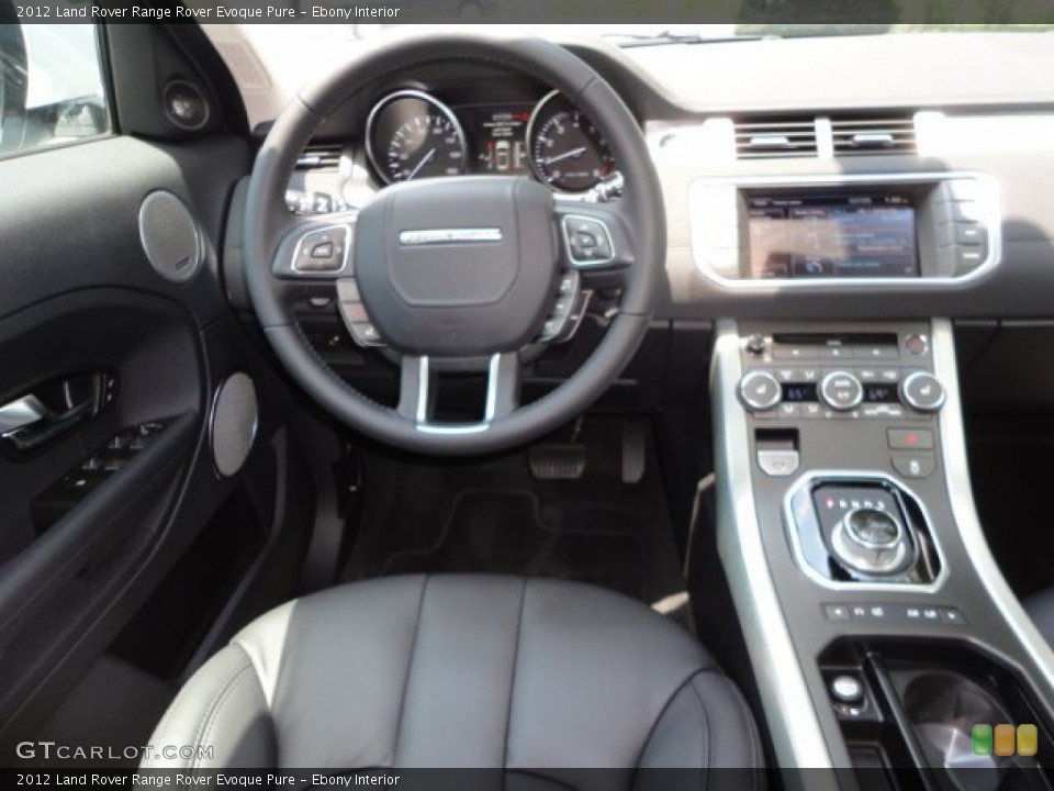 Ebony Interior Dashboard for the 2012 Land Rover Range Rover Evoque Pure #65358309