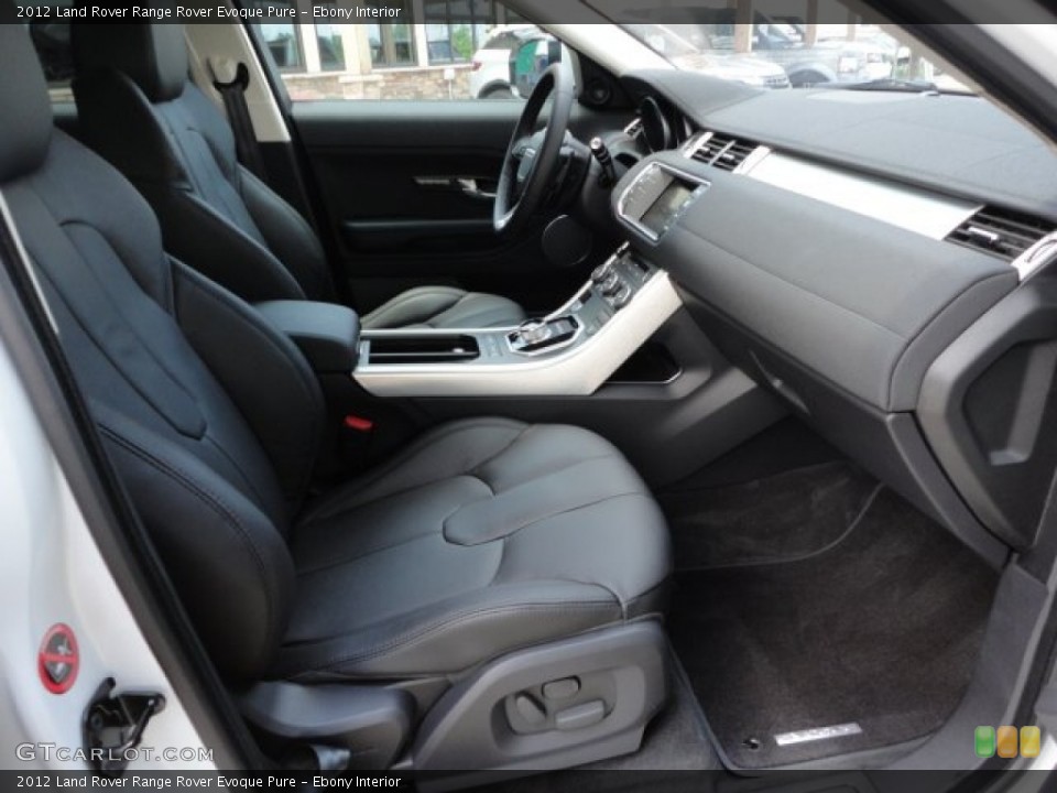 Ebony Interior Photo for the 2012 Land Rover Range Rover Evoque Pure #65358345