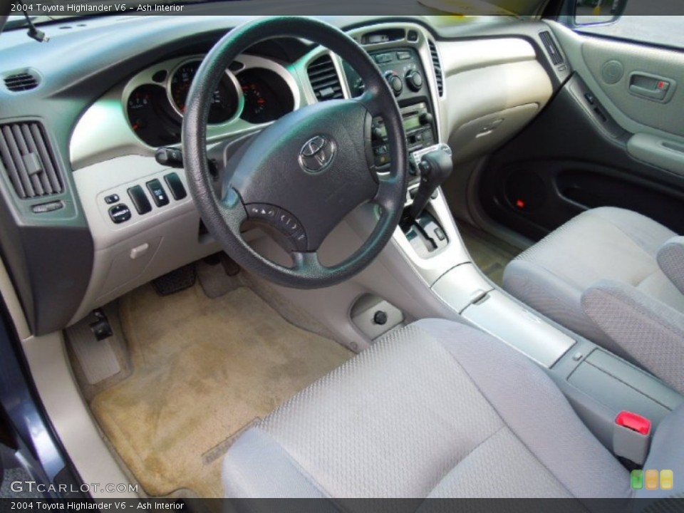 Ash Interior Prime Interior for the 2004 Toyota Highlander V6 #65365329