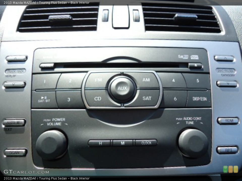 Black Interior Audio System for the 2013 Mazda MAZDA6 i Touring Plus Sedan #65373552