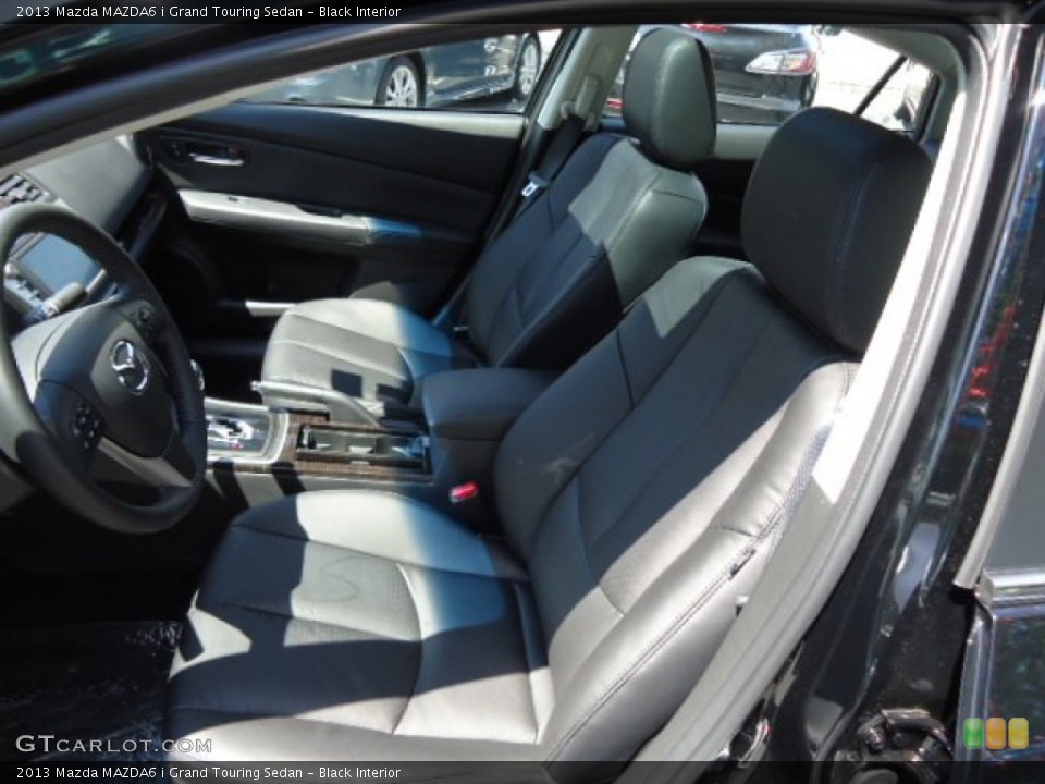 Black Interior Photo for the 2013 Mazda MAZDA6 i Grand Touring Sedan #65373831