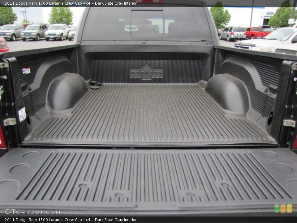 Dark Slate Gray Interior Trunk for the 2011 Dodge Ram 1500 Laramie Crew Cab 4x4 #65374917