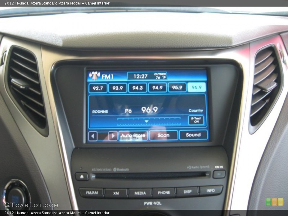 Camel Interior Controls for the 2012 Hyundai Azera  #65375694