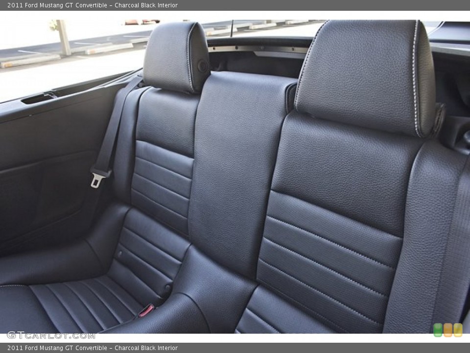 Charcoal Black Interior Photo for the 2011 Ford Mustang GT Convertible #65376723