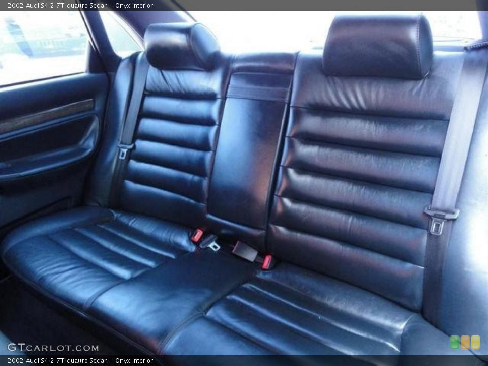Onyx Interior Rear Seat for the 2002 Audi S4 2.7T quattro Sedan #65378496