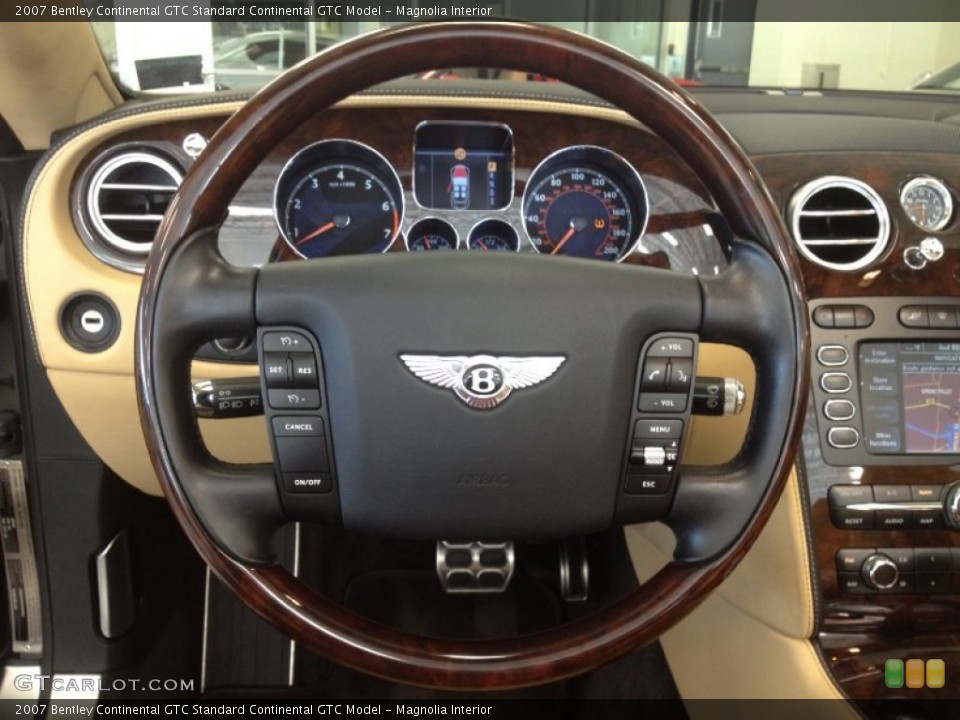 Magnolia Interior Steering Wheel for the 2007 Bentley Continental GTC  #65381898