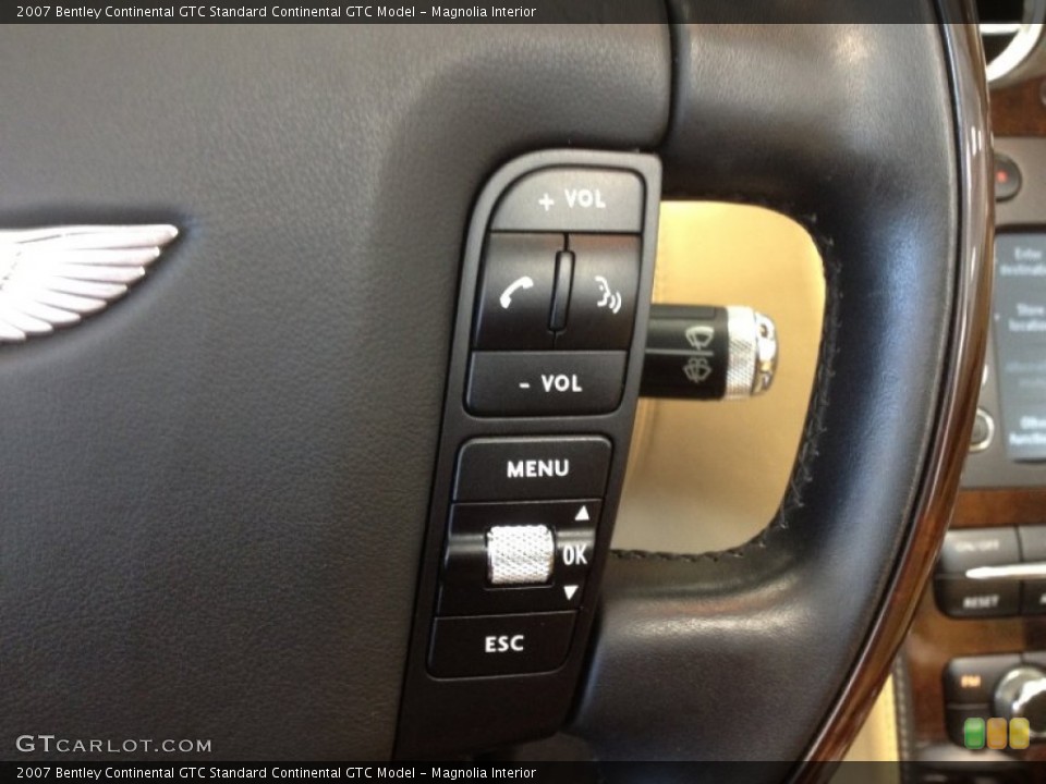 Magnolia Interior Controls for the 2007 Bentley Continental GTC  #65381913