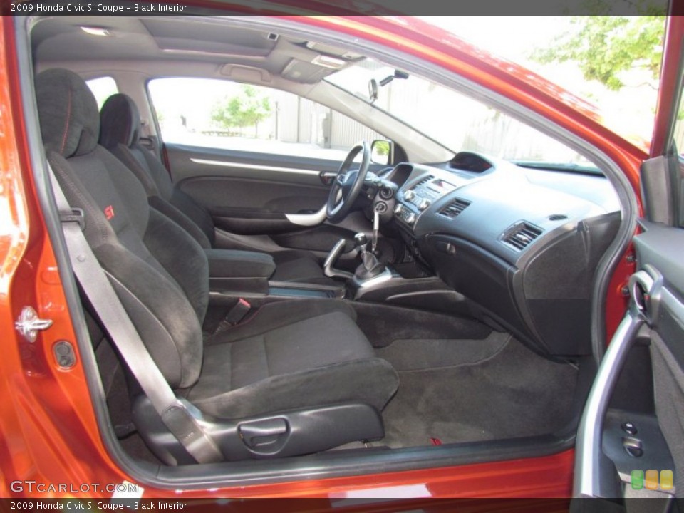 Black Interior Photo for the 2009 Honda Civic Si Coupe #65384000