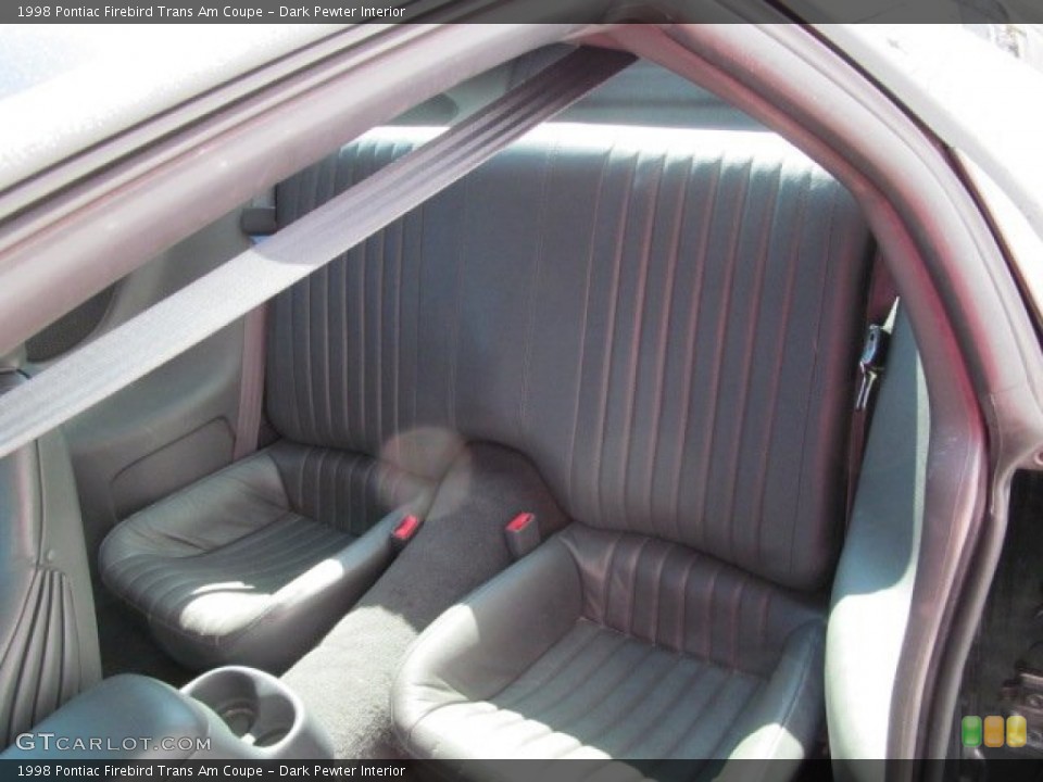 Dark Pewter Interior Photo for the 1998 Pontiac Firebird Trans Am Coupe #65385645