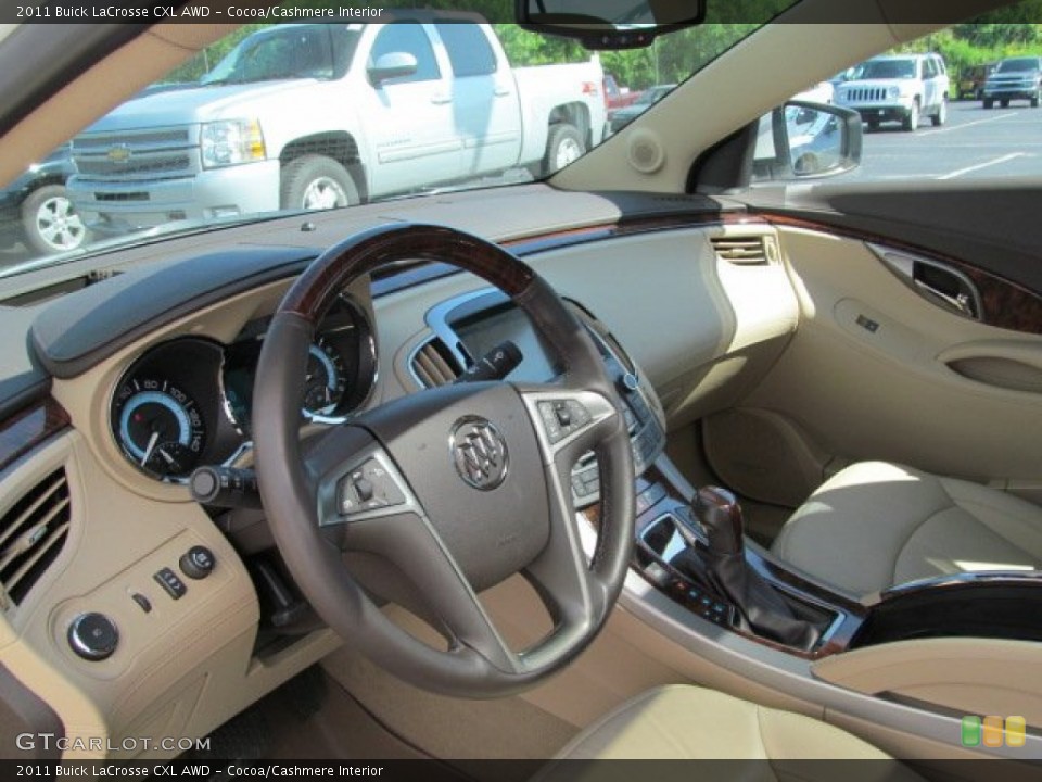 Cocoa/Cashmere Interior Photo for the 2011 Buick LaCrosse CXL AWD #65386371