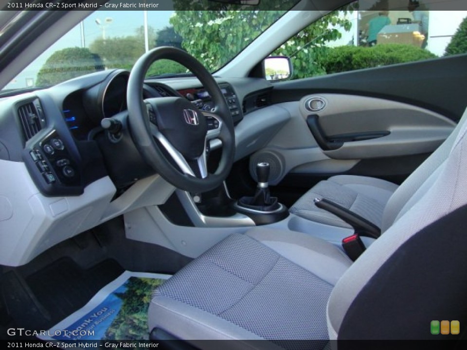 Gray Fabric Interior Photo for the 2011 Honda CR-Z Sport Hybrid #65389887