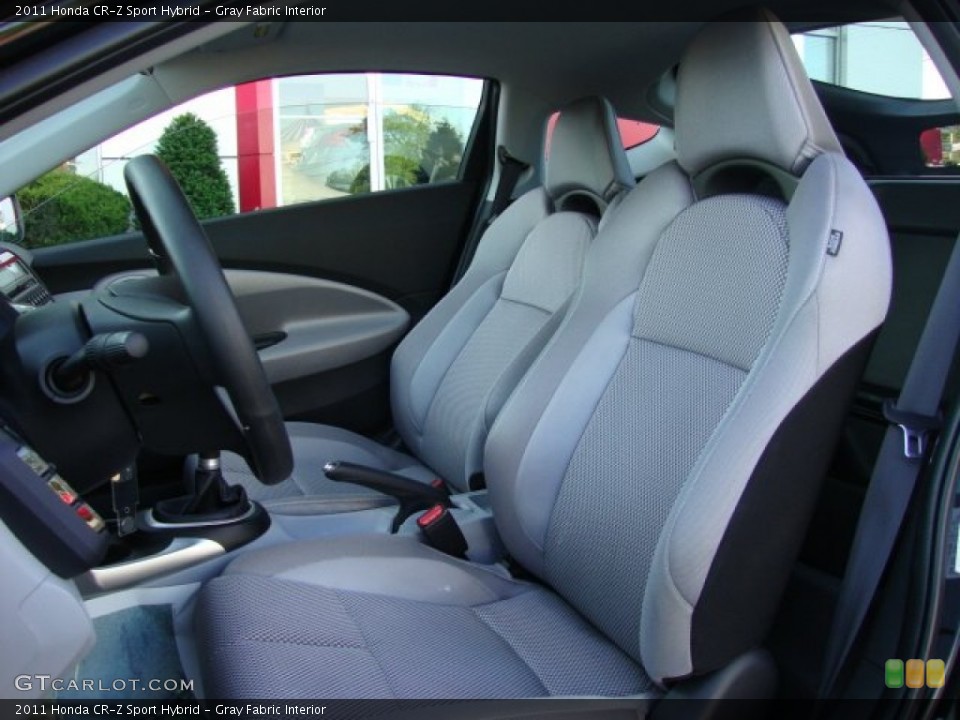 Gray Fabric Interior Photo for the 2011 Honda CR-Z Sport Hybrid #65389968