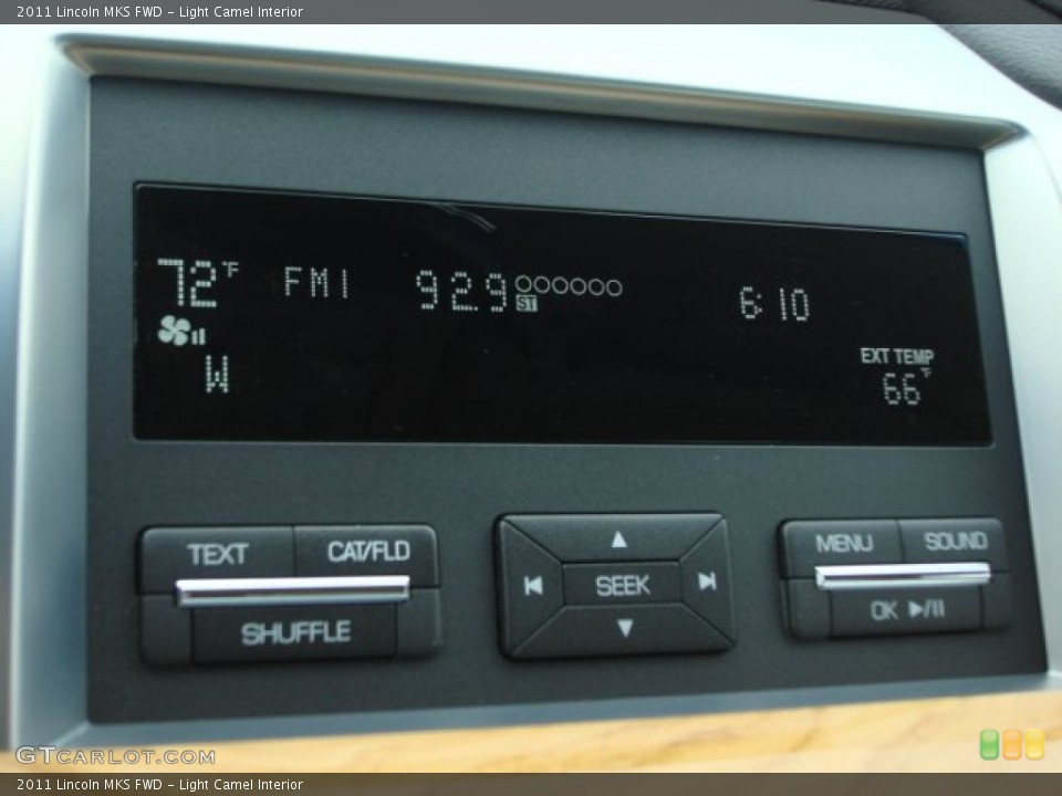 Light Camel Interior Controls for the 2011 Lincoln MKS FWD #65390439
