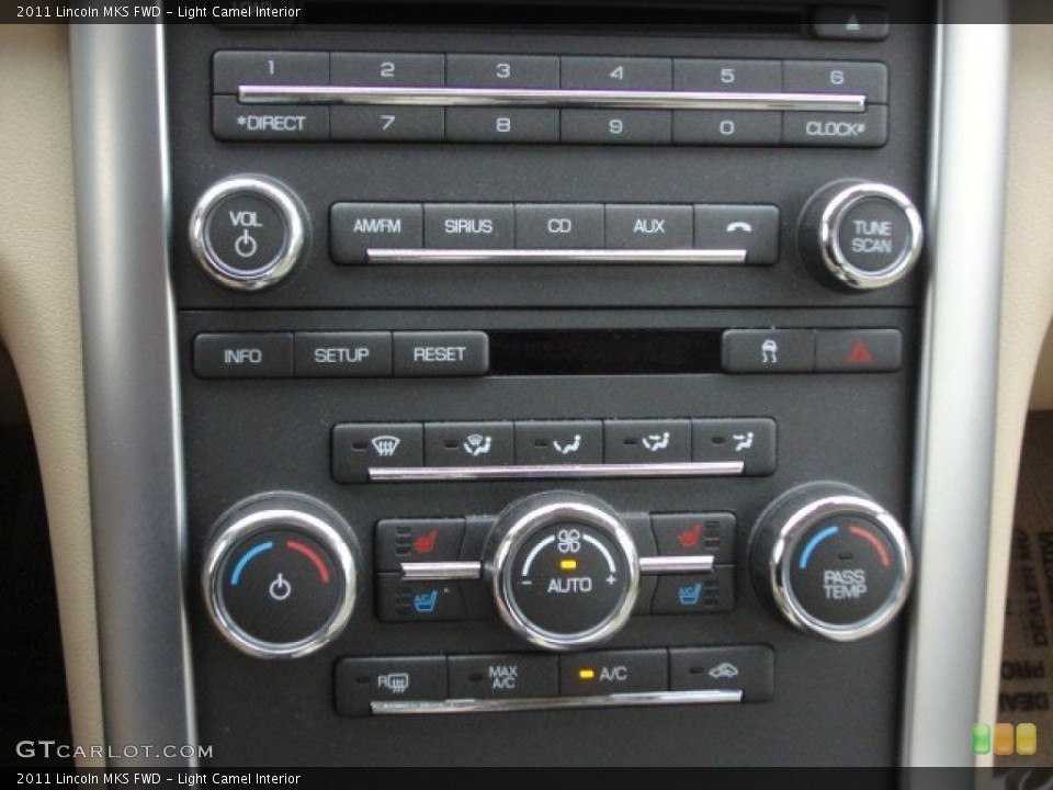 Light Camel Interior Controls for the 2011 Lincoln MKS FWD #65390448