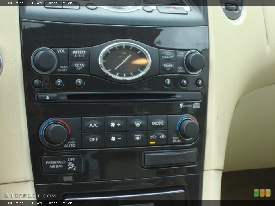 Wheat Interior Controls for the 2008 Infiniti EX 35 AWD #65390661