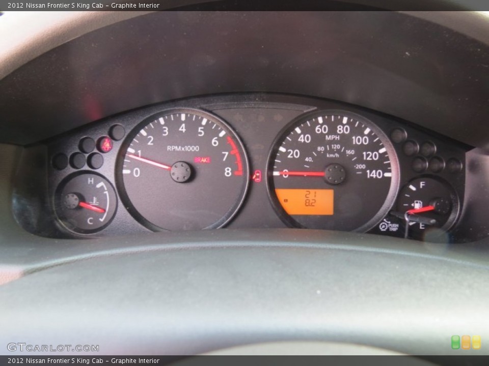 Graphite Interior Gauges for the 2012 Nissan Frontier S King Cab #65393218