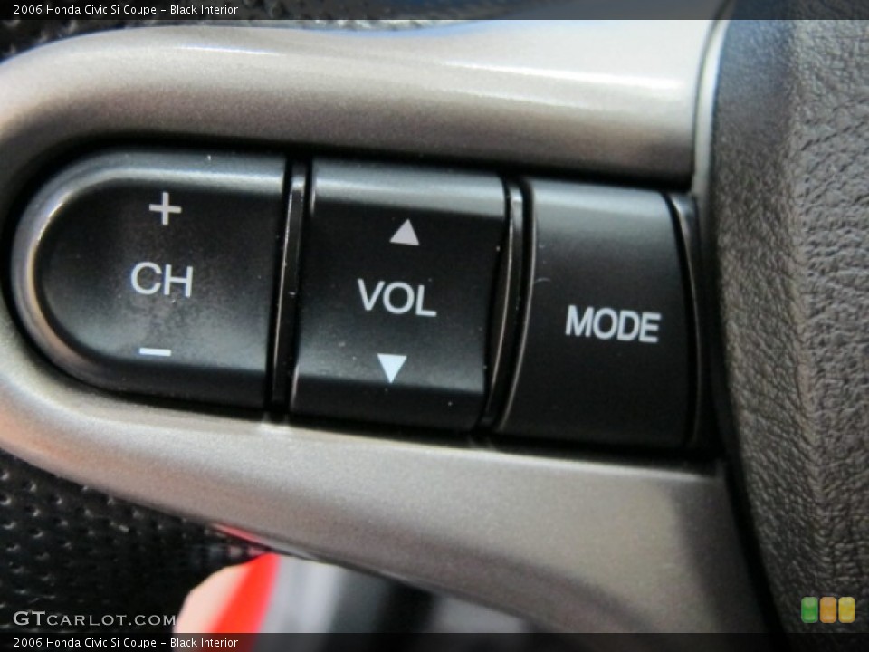 Black Interior Controls for the 2006 Honda Civic Si Coupe #65395941