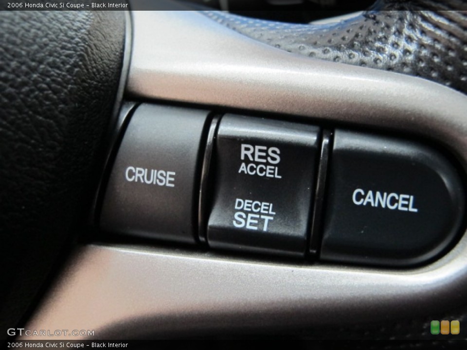 Black Interior Controls for the 2006 Honda Civic Si Coupe #65395950