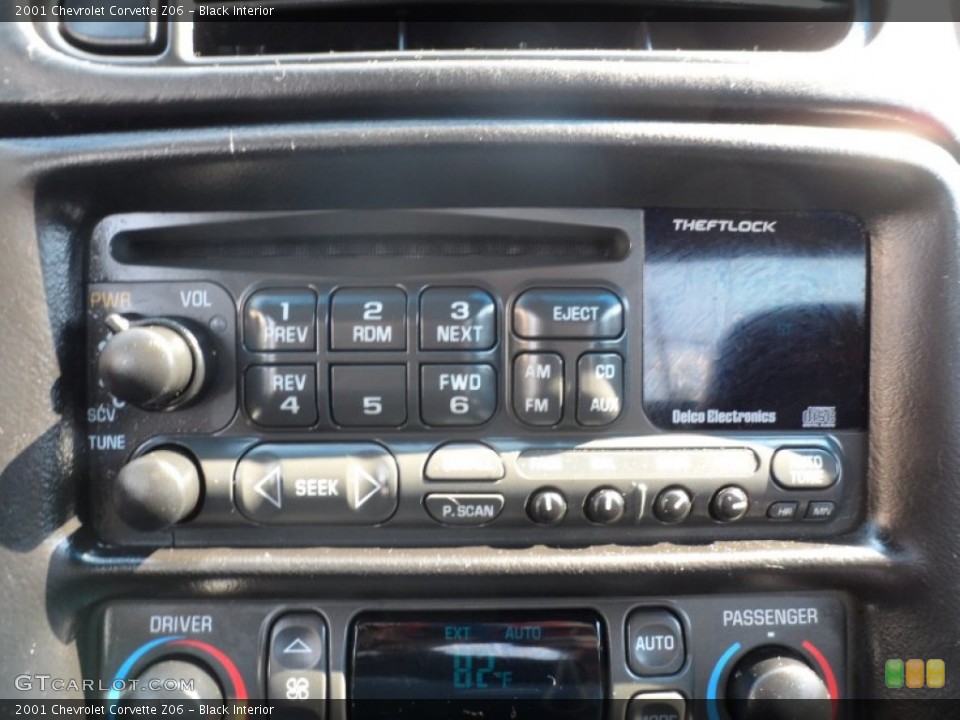 Black Interior Audio System for the 2001 Chevrolet Corvette Z06 #65399015