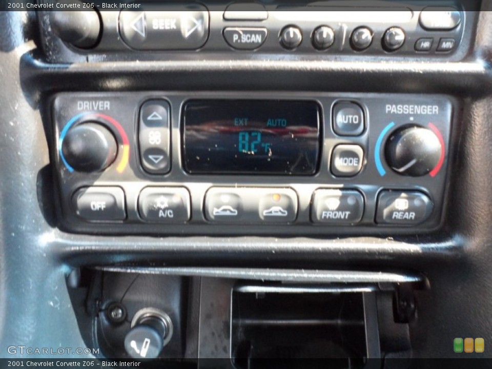 Black Interior Controls for the 2001 Chevrolet Corvette Z06 #65399028